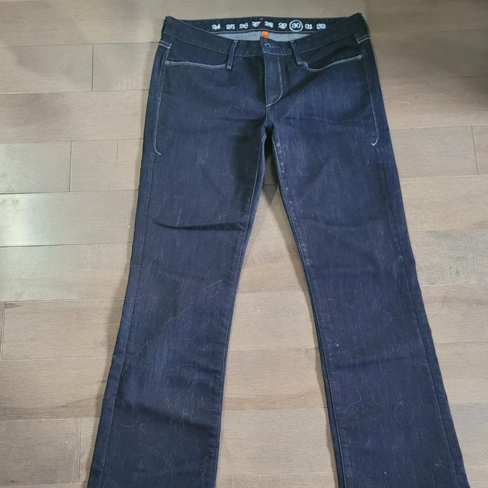 Womens dark wash bootcut jeans